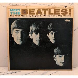 'Meet The Beatles' 1964 Stereo‎ Scranton 2nd press - No Producer ST 2047 VG+/VG